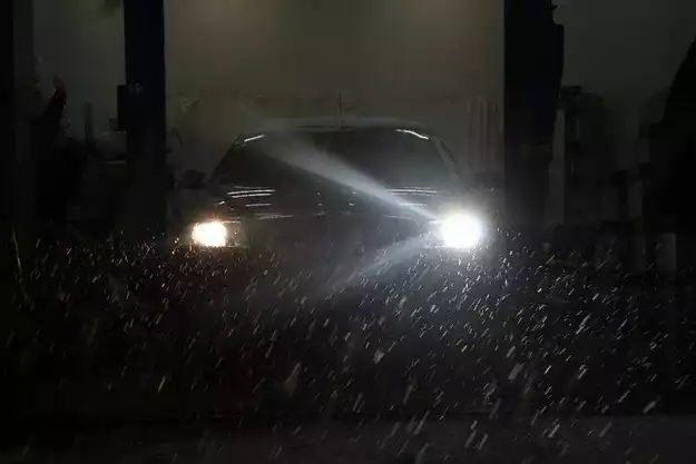 Ксенонові лампи у темряві