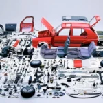 Повністю розібраний по запчастинах автомобіль