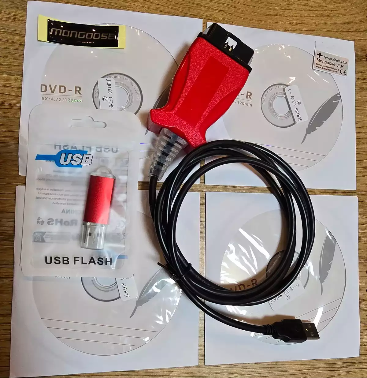 Красный Mongoose JLR