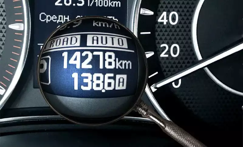 Скрученный пробег на одометре