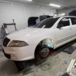 Chassis repair on Skoda